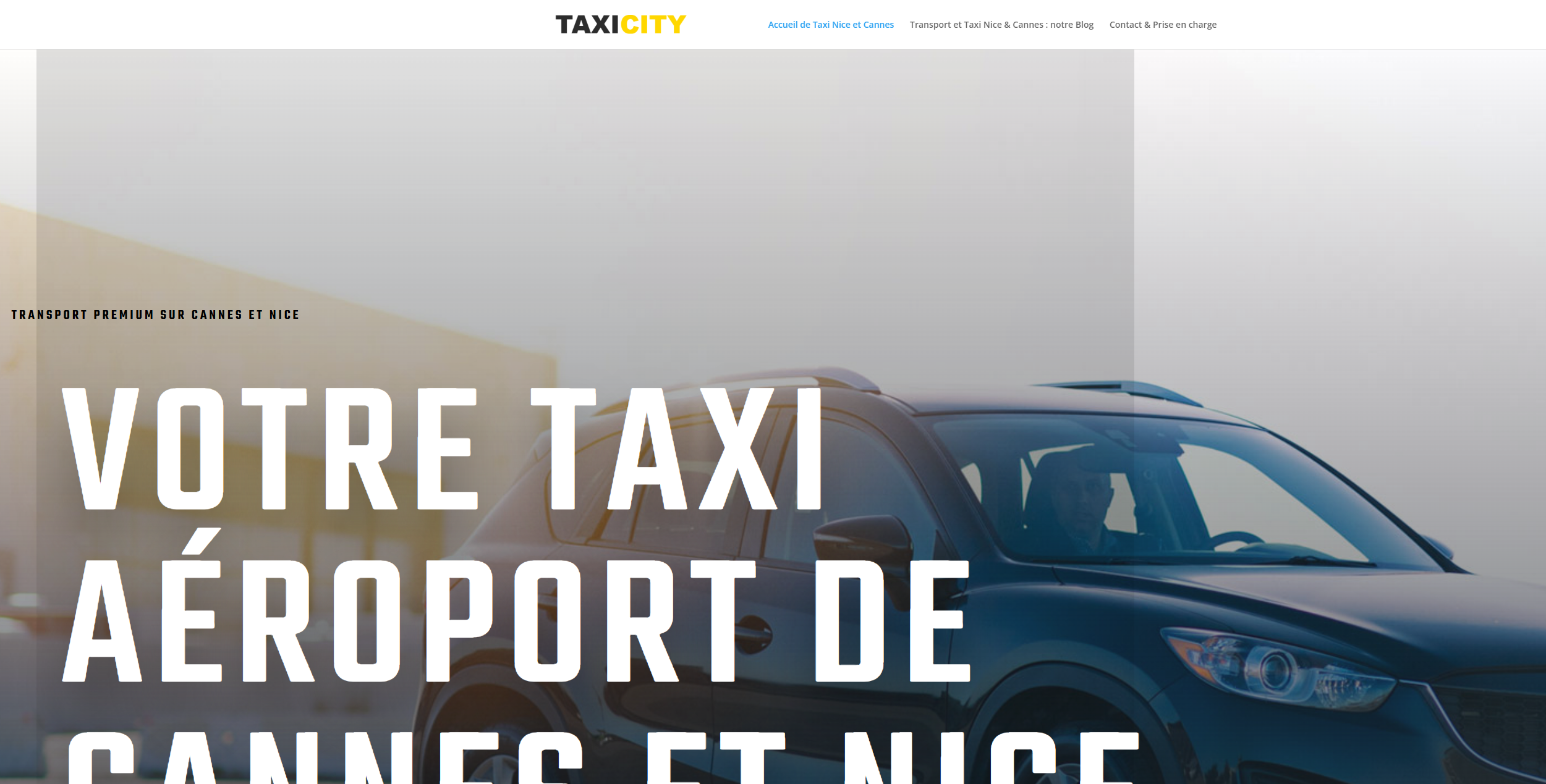 Capture d’écran du site Taxi City